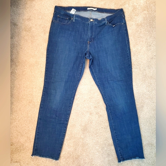 EC Levi's 22W 311 Shaping Skinny Blue Jeans - Picture 1 of 7